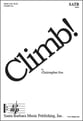 Climb! SATB choral sheet music cover